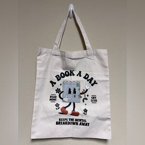 New and unused canvas tote bag